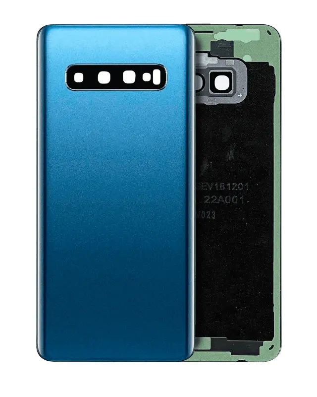 Vitre arrière pour Samsung Galaxy S10 (pack service origine, Prism Blue)