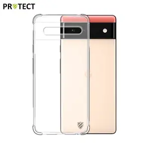 Coque Silicone Renforcée PROTECT pour Google Pixel 6 Transparent