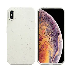 Coque Bambou Biodégradable PROTECT pour Apple iPhone XS Max (#1) Blanc