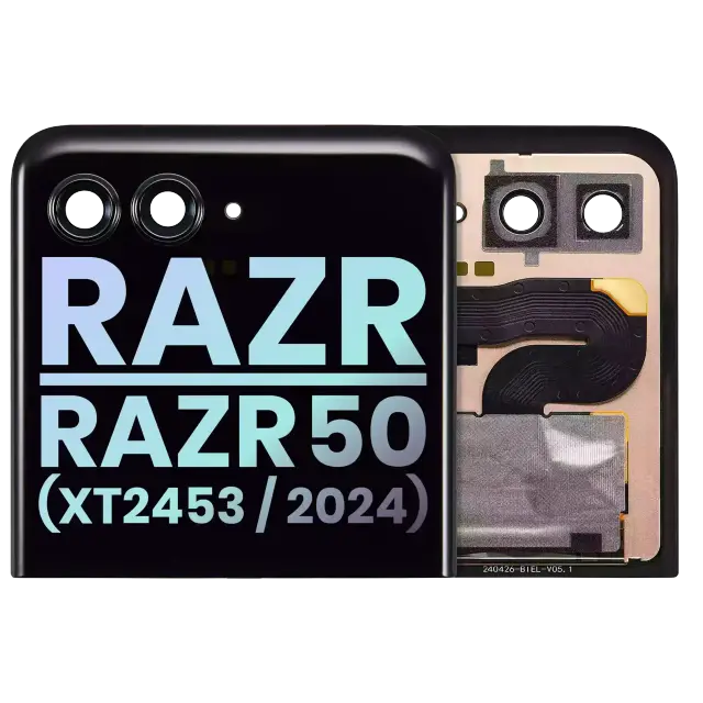 Écran OLED extérieur pour Motorola Razr / Razr 50 (XT2453 / 2024) (origine, toutes couleurs)