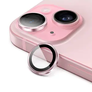 Protection Lentille Apple iPhone 15/iPhone 15 Plus Rose