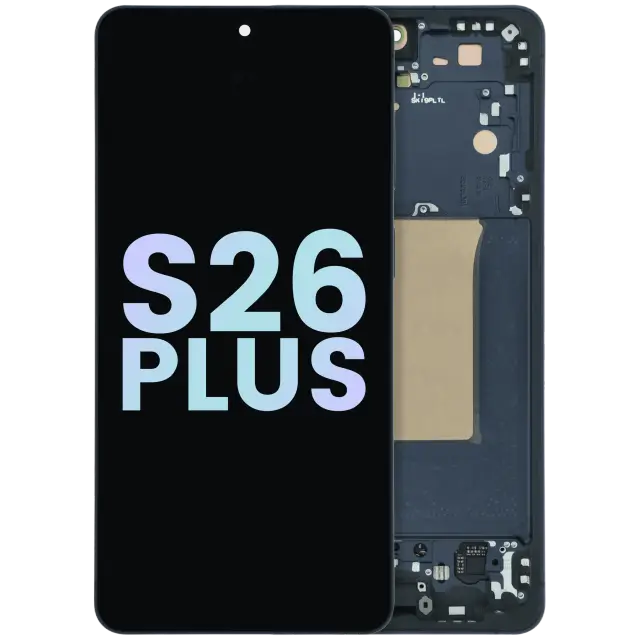 Écran OLED avec châssis pour Samsung Galaxy S26 Plus 5G (pack service origine, noir)