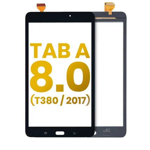 Vitre tactile pour Samsung Galaxy Tab A 8.0" (2017) (T380) (WiFi Version, noir)