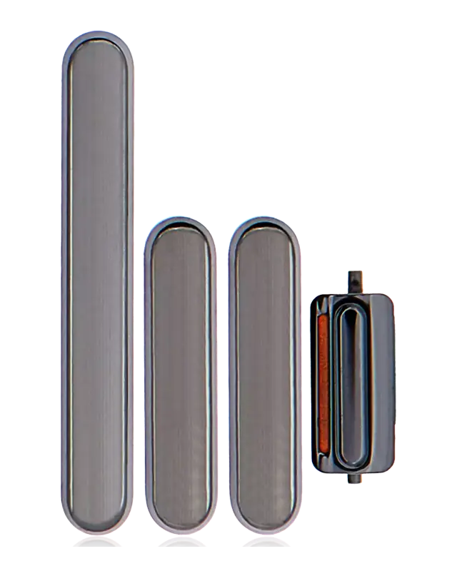 Jeu de boutons power et volume pour Apple iPhone X (noir)