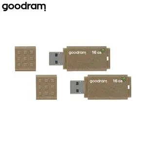 Clé USB Goodram UME3 Eco Friendly USB 3.2 Gen1 (2x16Go) - UME3-0160EFR11-2P
