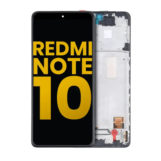 Écran OLED avec châssis pour Xiaomi Redmi Note 10 4G / Redmi Note 10S (reconditionné, toutes couleurs)