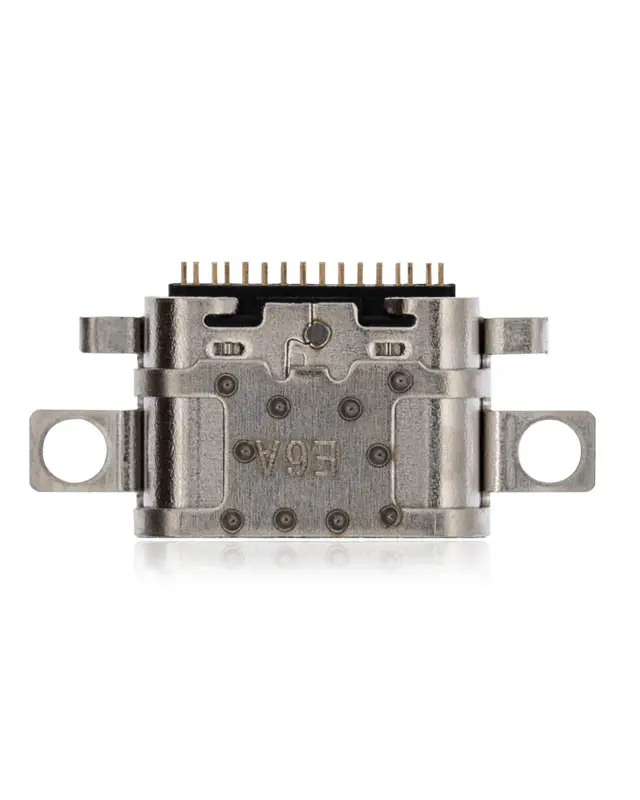 Connecteur de charge à souder — format Type C, 16 broches, 2 points de fixation (C345)