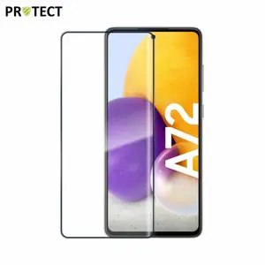 Verre Trempé Intégral PROTECT pour Samsung Galaxy A72 4G A725/Galaxy A72 5G A726 Noir