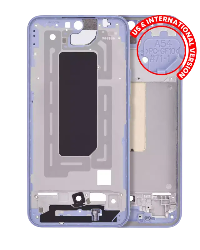 Châssis pour Samsung Galaxy A54 5G (A546 / 2023) (version US & internationale, Violet)