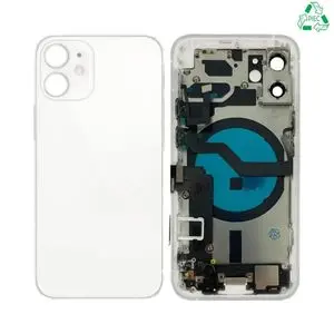 Coque de Réparation Complète Aftermarket (PIEC) Apple iPhone 12 Mini Blanc