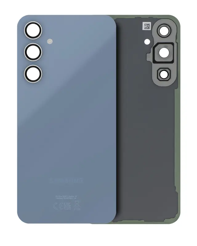 Vitre arrière pour Samsung Galaxy S23 FE (pack service origine, Indigo)