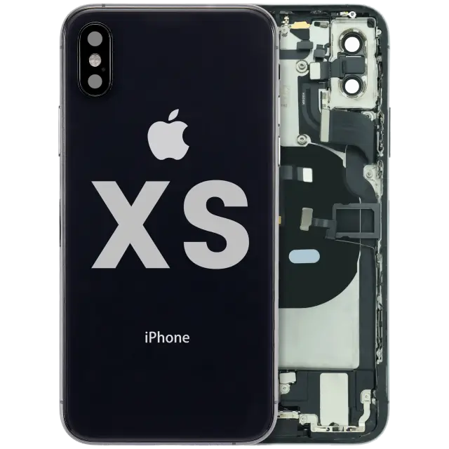 Châssis pour Apple iPhone XS (origine d'occasion — grade B, gris sidéral)