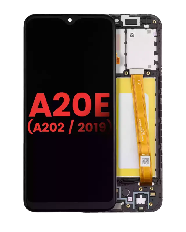 Écran LCD avec châssis pour Samsung Galaxy A20e (A202 / 2019) (compatible premium, toutes couleurs)