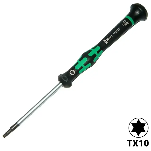 Tournevis Wera Kraftform Micro 2067 Torx HF maintien de vis TX10 × 60 mm