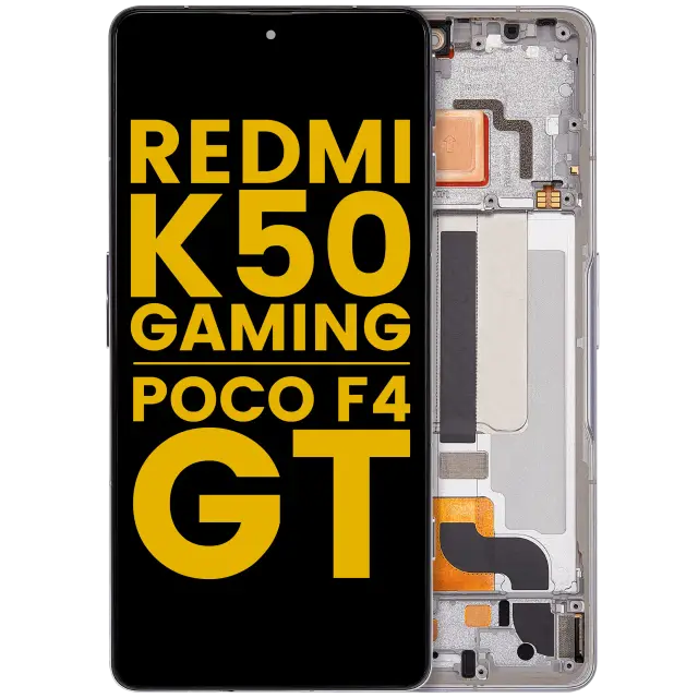 Écran OLED avec châssis pour Xiaomi Poco F4 GT / Redmi K50 Gaming (reconditionné, argent)