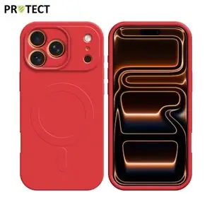 Coque de Protection MagSafe IZ001 PROTECT pour Apple iPhone 17 Pro Max Rouge