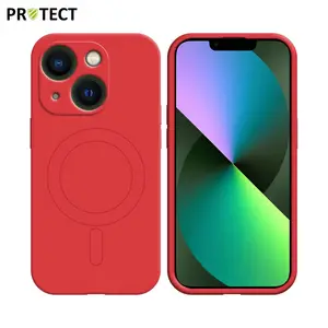 Coque de Protection IZ001 PROTECT pour Apple iPhone 13 MagSafe Rouge