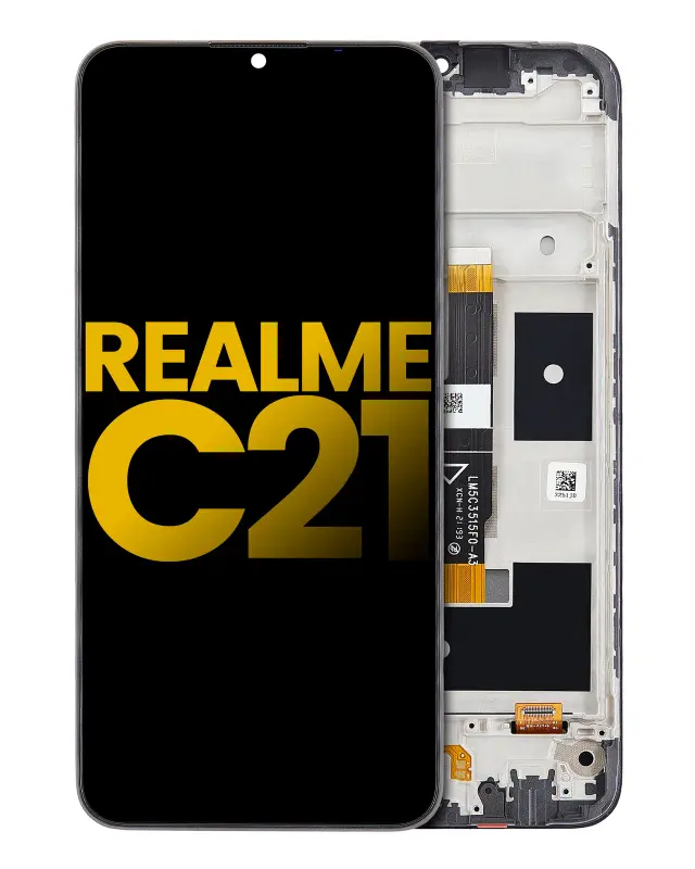 Écran LCD avec châssis pour Realme C21 (reconditionné, toutes couleurs)