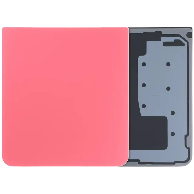 Vitre arrière pour Samsung Galaxy Z Flip 7 5G (pack service origine, rouge)