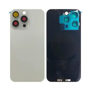 Cache Arrière Premium Apple iPhone 15 Pro Max (Without Part) Titane Blanc