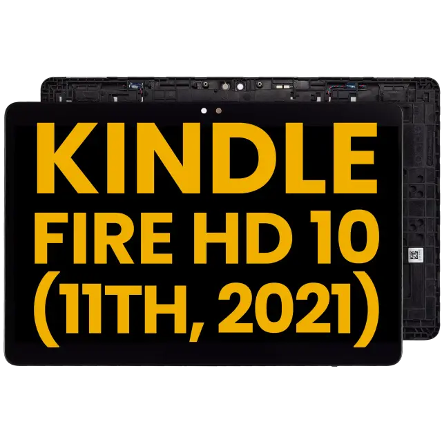 Écran LCD avec châssis pour Amazon Kindle Fire HD 10 (11th Gen, 2021) (reconditionné, toutes couleurs)