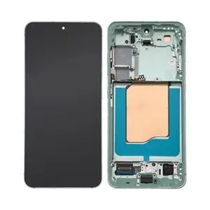 Écran Tactile Soft Oled avec Châssis Samsung Galaxy S25 S931 Vert d'Eau