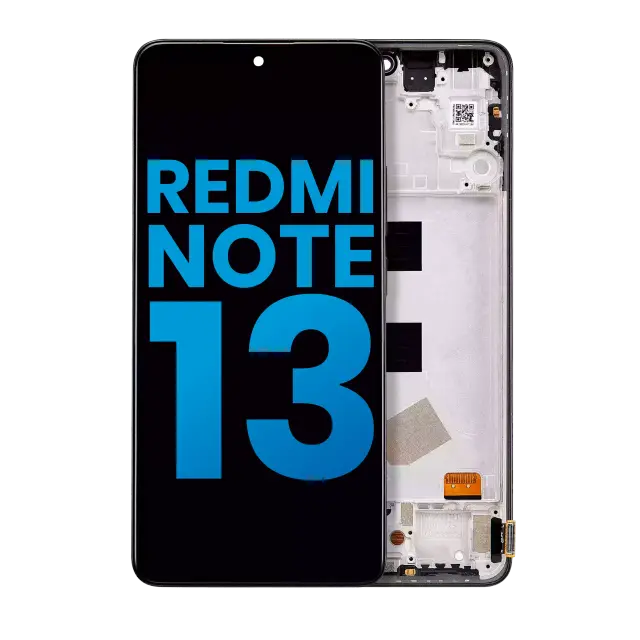 Écran pour Xiaomi Redmi Note 13 4G (Aftermarket: Incell, noir minuit)