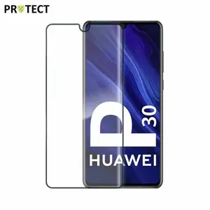 Verre Trempé Intégral PROTECT pour Huawei P30 Noir