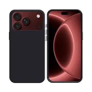 Coque Silicone Compatible pour Apple iPhone 17 Pro/iPhone 18 Pro #18 Noir