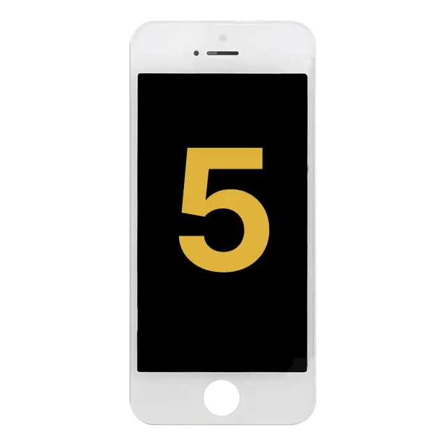 Écran LCD pour Apple iPhone 5 (reconditionné, blanc)