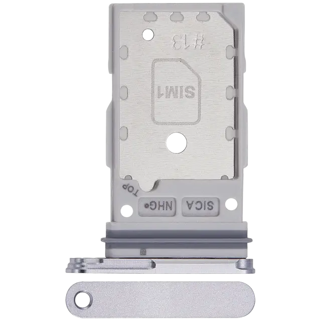Tiroir SIM pour Samsung Galaxy S25 / S25 Plus (premium, Silver Shadow)