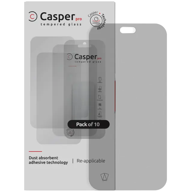 Verre trempé pour iPhone 18 Pro Max (lot de 10, Matte)