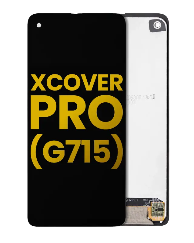 Écran LCD sans châssis pour Samsung Galaxy XCover Pro (G715) (reconditionné, noir)