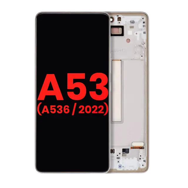 Écran pour Samsung Galaxy A53 5G (A536 / 2022) (6.46") (compatible premium, blanc)