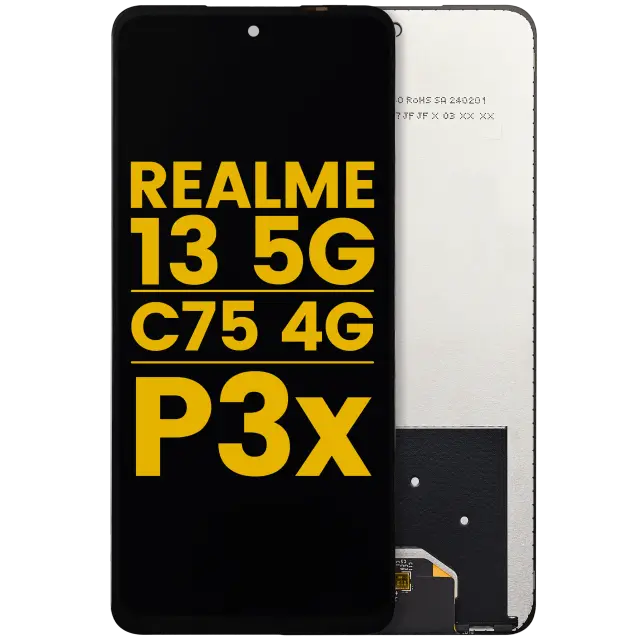 Écran LCD sans châssis pour Realme 13 5G / P3x (reconditionné, toutes couleurs)