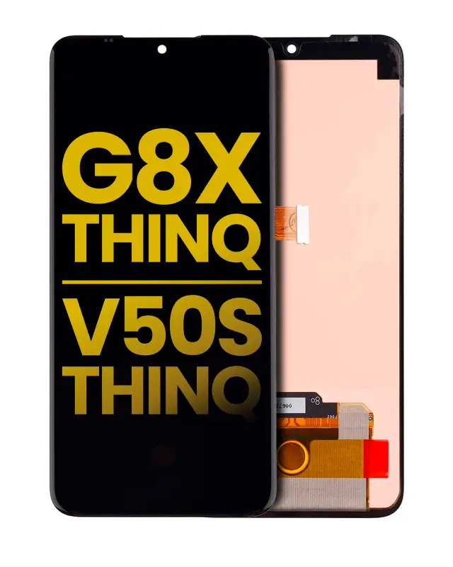 Écran OLED principal sans châssis pour LG G8X ThinQ / V50S ThinQ 5G (reconditionné, toutes couleurs)