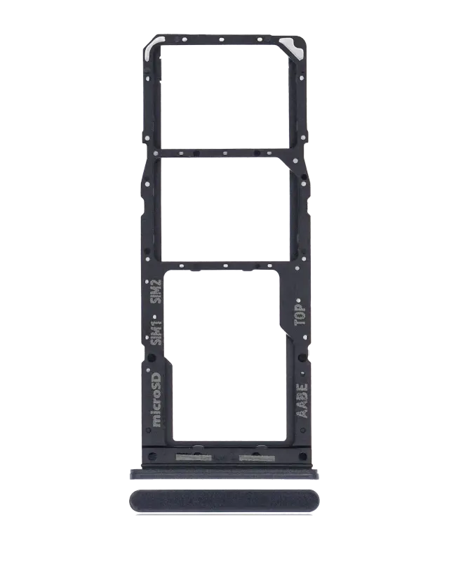 Tiroir SIM pour Samsung Galaxy A12 (A125 / 2020) (noir)