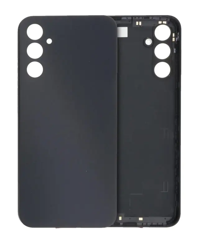 Vitre arrière pour Samsung Galaxy A14 4G (A145 / 2023) (pack service origine, noir)