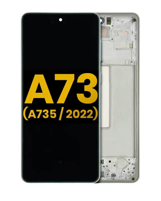 Écran OLED avec châssis pour Samsung Galaxy A73 (A735 / 2022) (reconditionné, Mint)