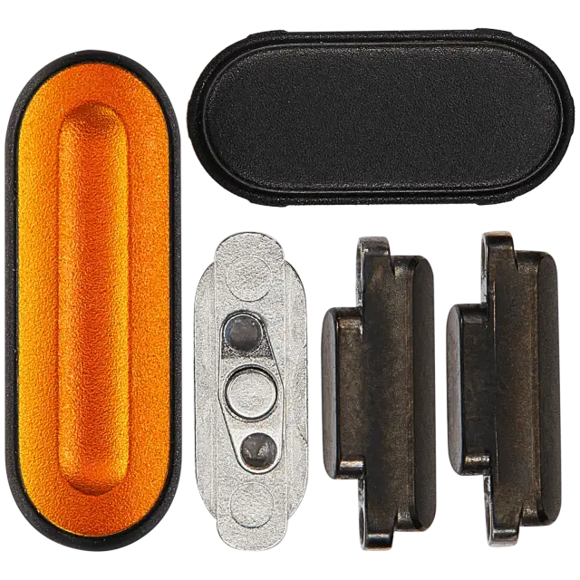 Nappe volume pour Apple Watch Series Ultra (1st Gen) / Ultra (2nd Gen) / Ultra (3rd Gen) (49MM) (Orange / Black, lot de 5)