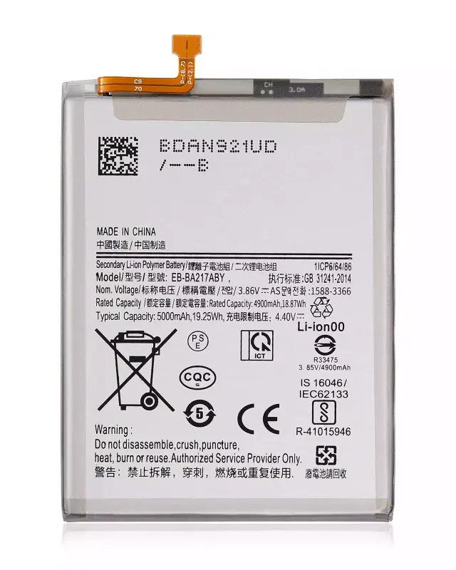 Batterie pour Samsung Galaxy A02 (A022) / A21s (A217) / A12 (A125) / A12 Nacho (A127) / A13 5G (A136U) / A13 (A135) / A04s (A047)/F13 (E135)/A13s (A137)/A13 4G (A135)