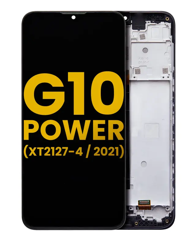 Écran LCD avec châssis pour Motorola Moto G10 Power (XT2127-4 / 2021) (reconditionné, toutes couleurs)