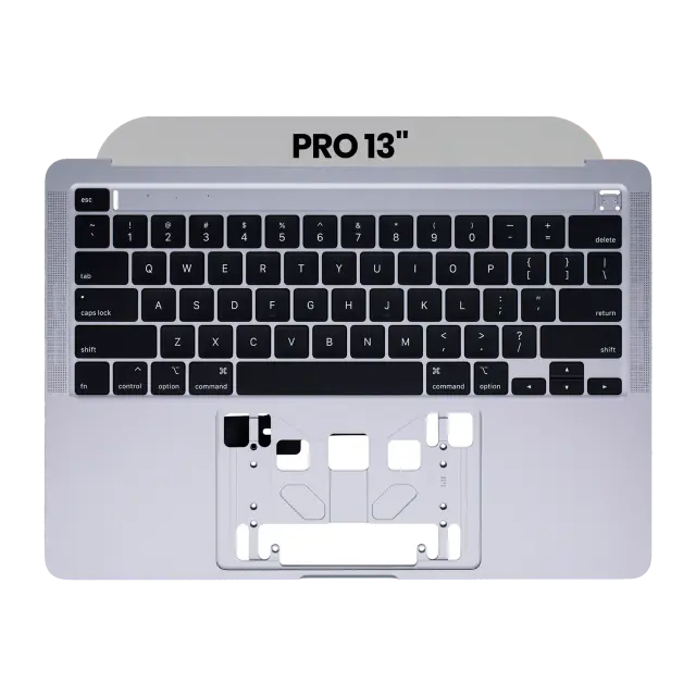 Châssis supérieur avec clavier ANSI US pour Apple MacBook Pro 13" A2289 (2020) (OEM New, gris sidéral)