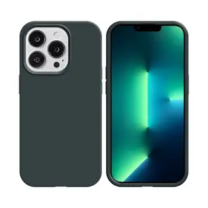 Coque Silicone Compatible pour Apple iPhone 13 Pro (#18) Noir