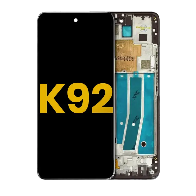 Écran LCD avec châssis pour LG K92 5G (reconditionné, Titan Gray)
