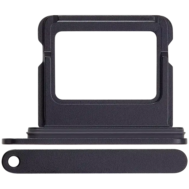 Tiroir SIM pour Apple iPhone 16 / 16 Plus (noir)