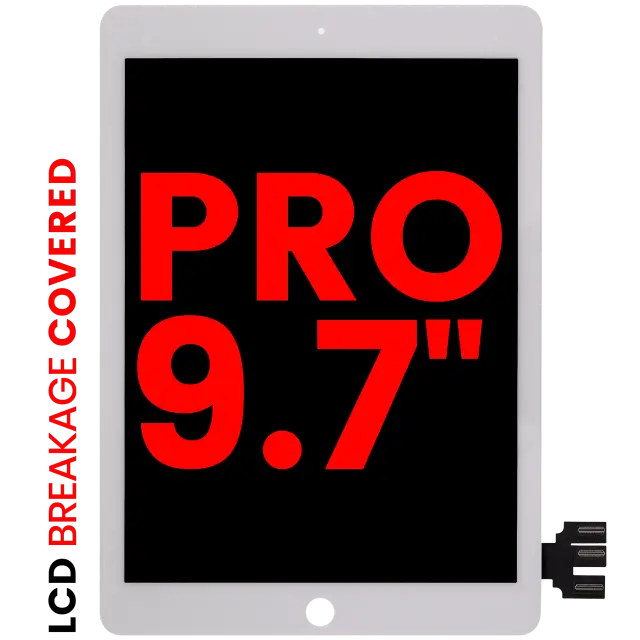 Écran LCD avec vitre tactile pour Apple iPad Pro 9.7" (2016) (compatible: XO7, blanc)