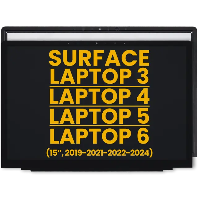 Écran pour Microsoft Surface Laptop 3 15" (1872 / 1873) / Laptop 4 15" (1952 / 1953 / 1978 / 1979) / Laptop 5 15"/ Laptop 6 15" (reconditionné)