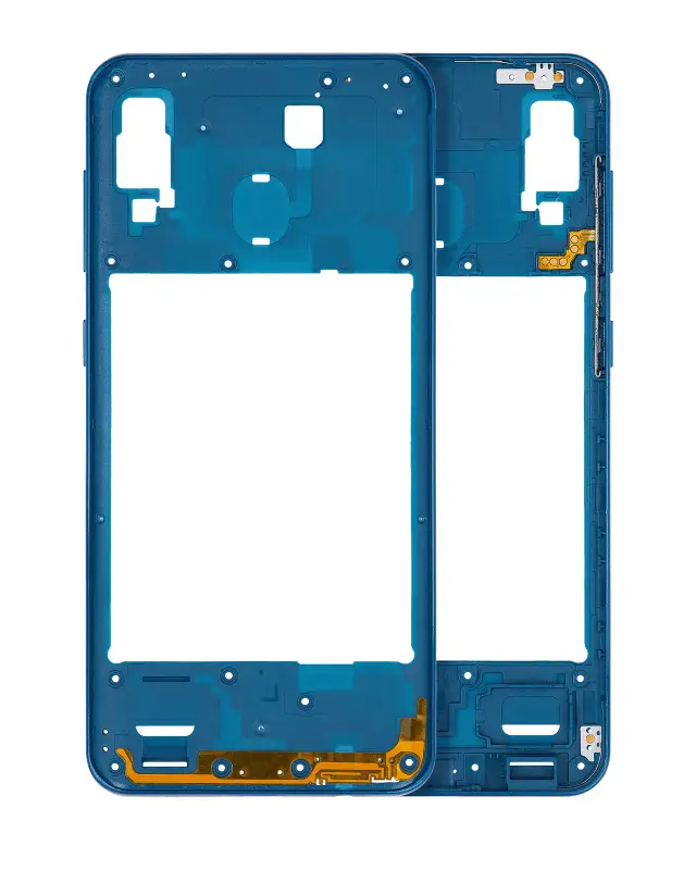 Châssis pour Samsung Galaxy A30 (A305 / 2019) (compatible premium, bleu)