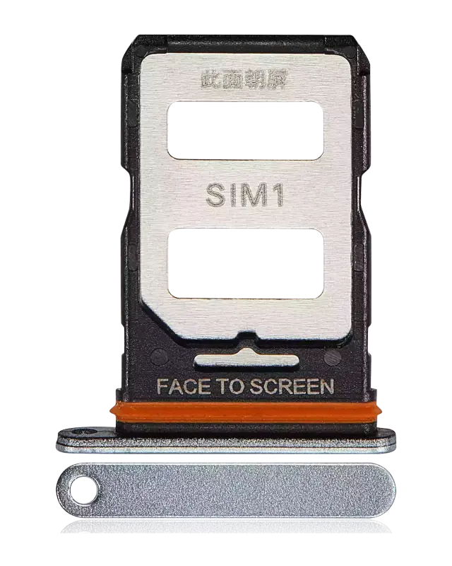 Tiroir SIM pour Xiaomi Redmi Note 12 Turbo / Poco F5 (blanc)